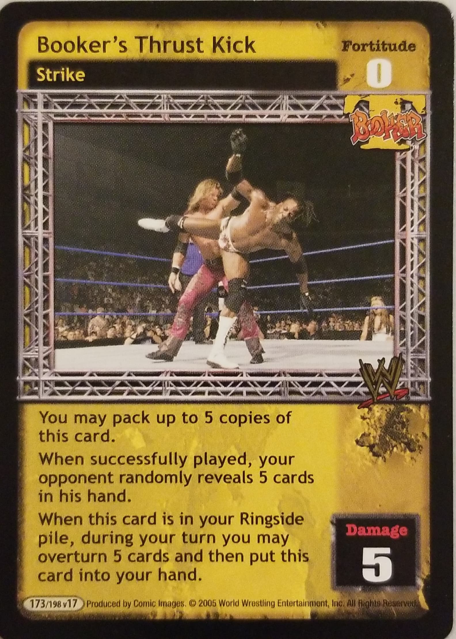 Bookers Thrust Kick
